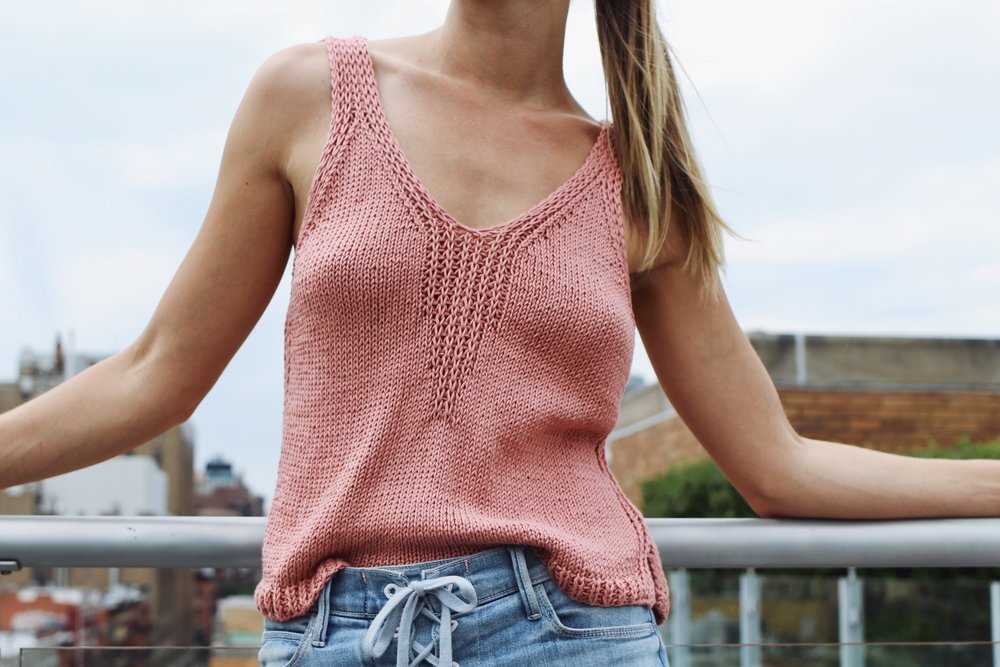 Free knit tank top pattern