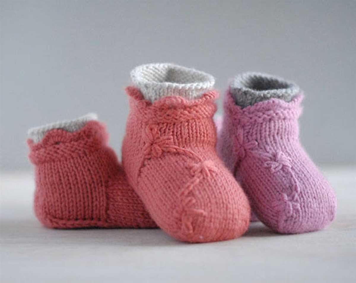 Create Cute and Cozy Baby Booties with Our Free Knitting Pattern Free knitted baby booties pattern