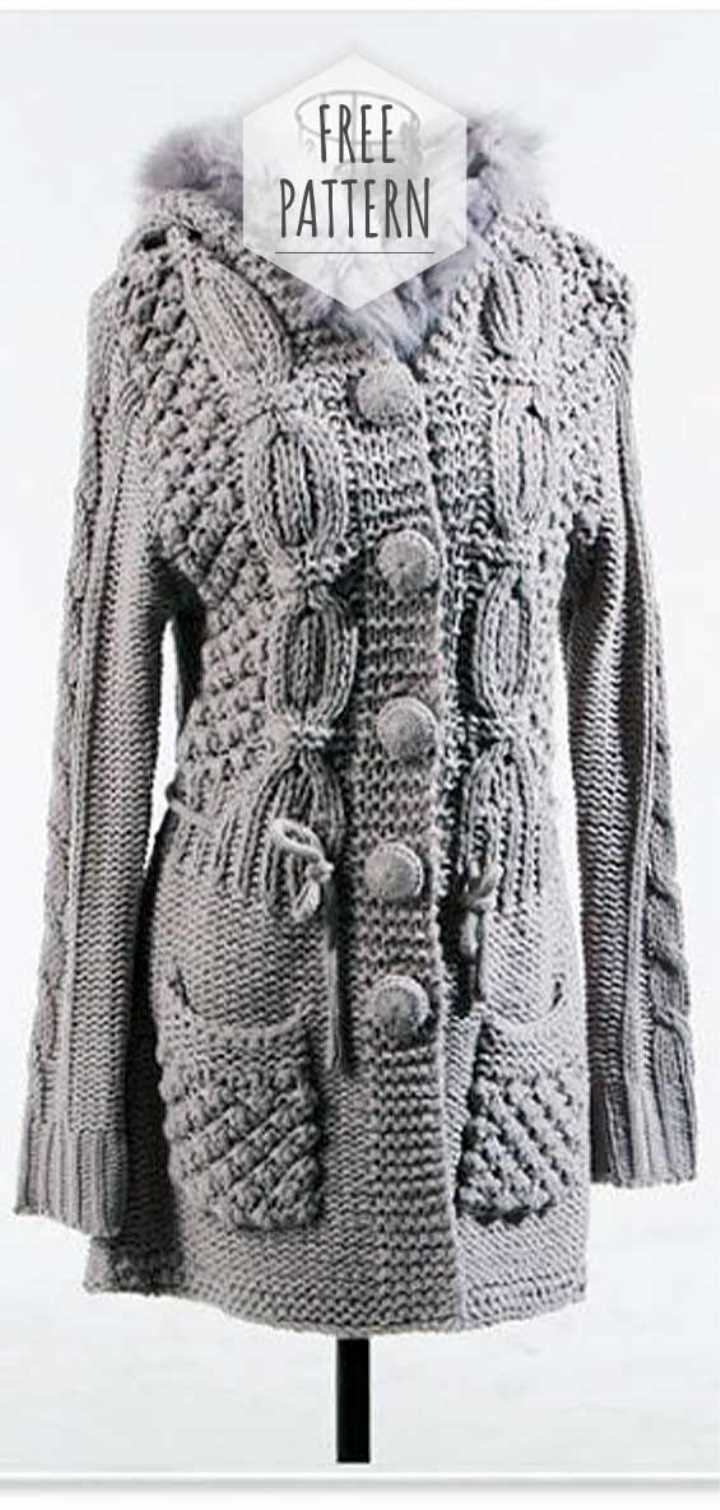 Free knitted coat patterns