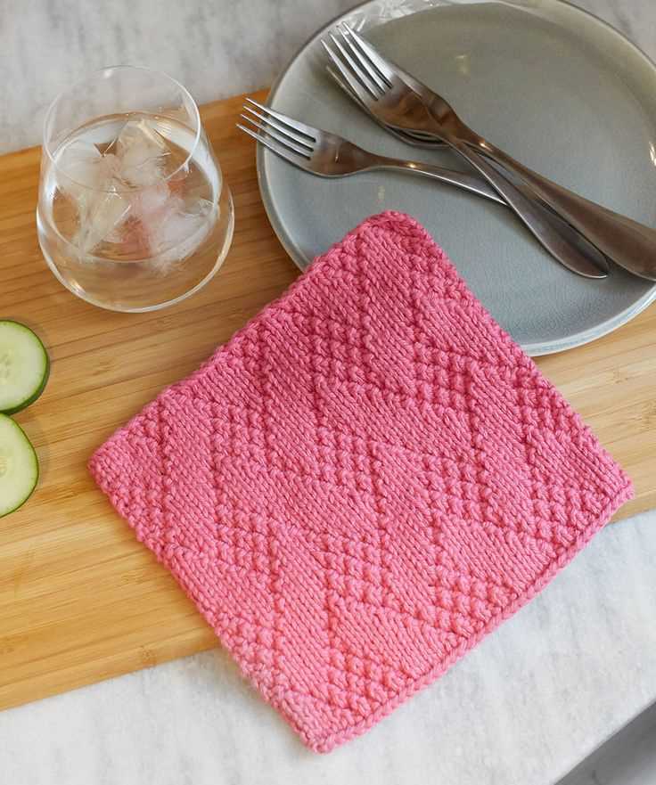 Free knitted dishcloth patterns pictures
