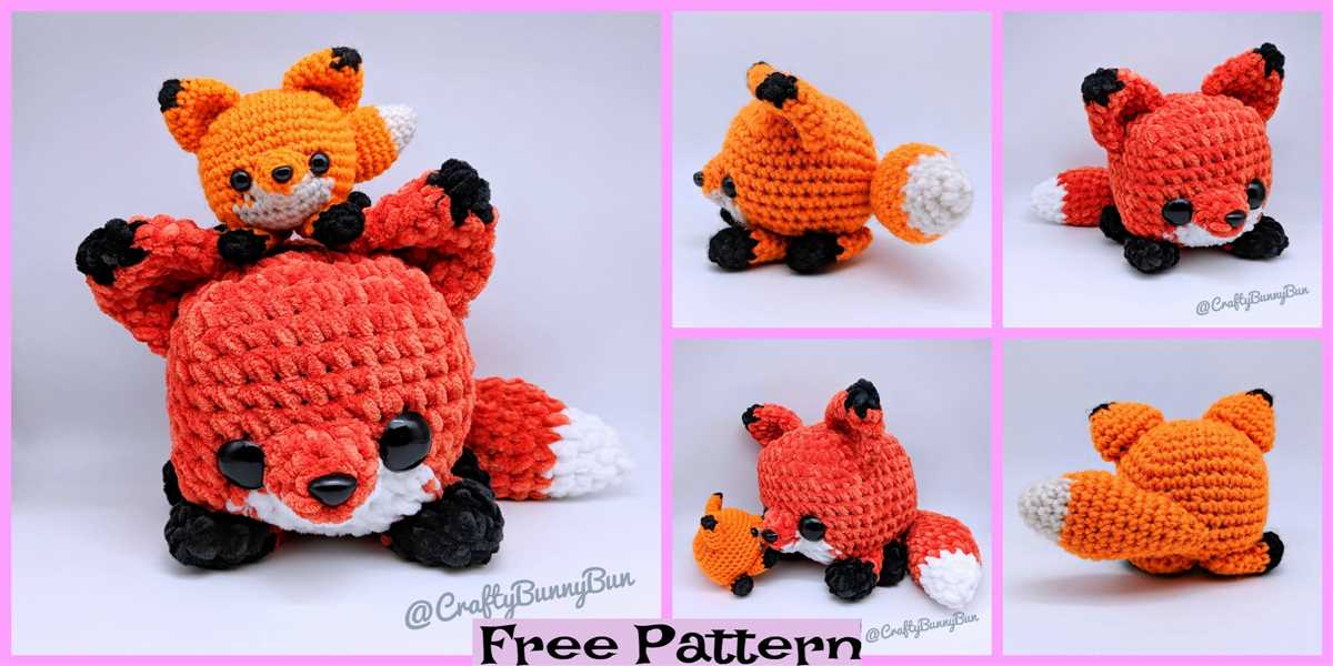 Free knitted fox pattern