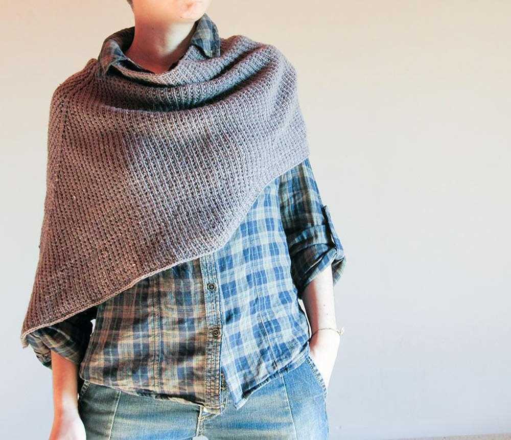 Free knitted poncho patterns for adults