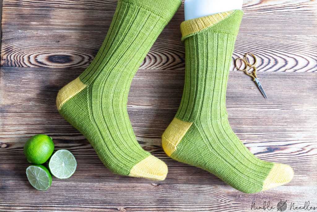 Free knitted sock patterns on 2 needles