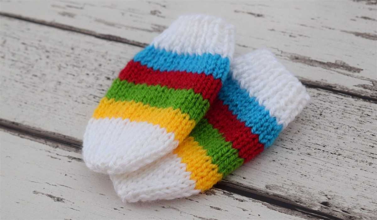 Free knitting pattern for childrens mittens easy