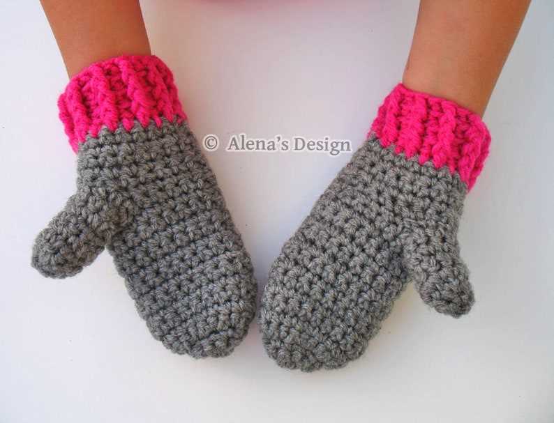 Free knitting pattern for childrens mittens easy