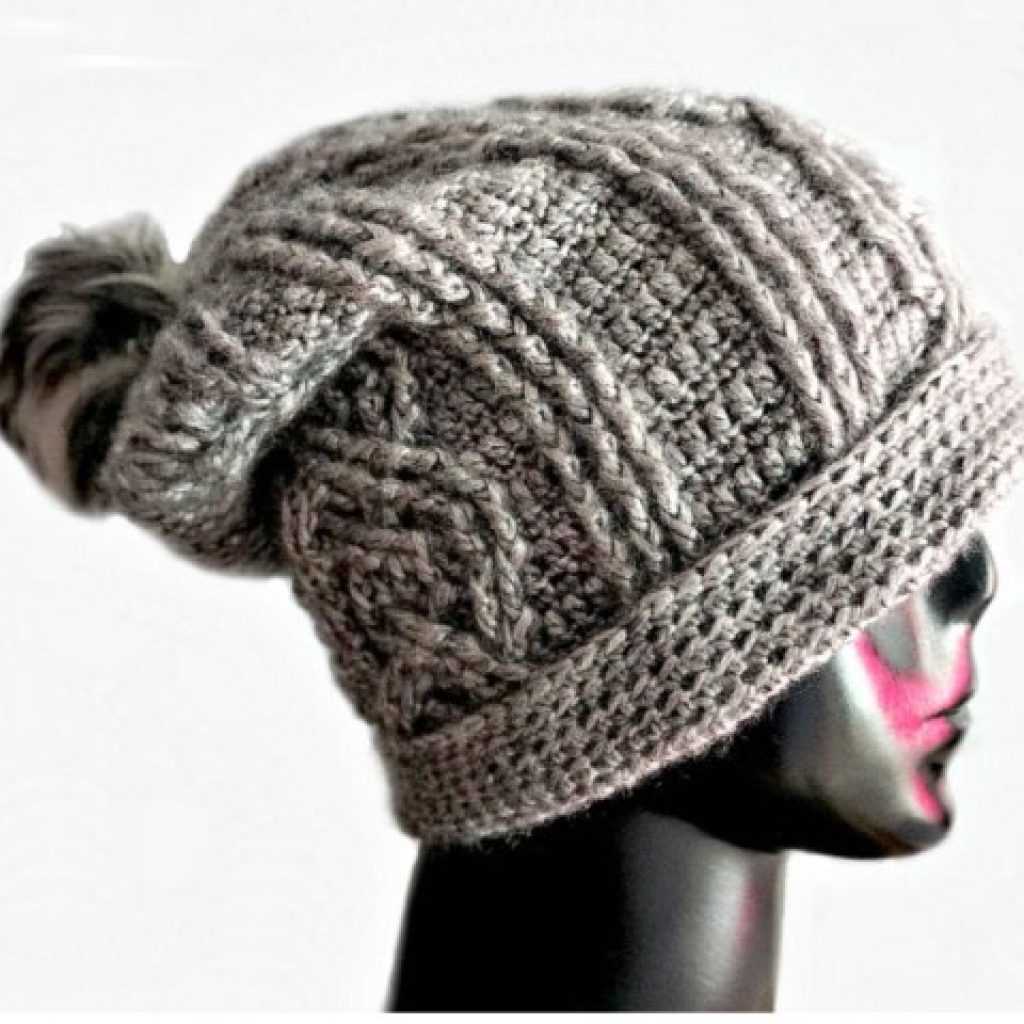 Free knitting pattern for ladies slouch hat