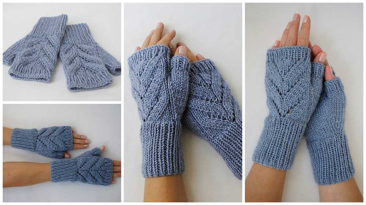 Free knitting pattern for mens fingerless mittens