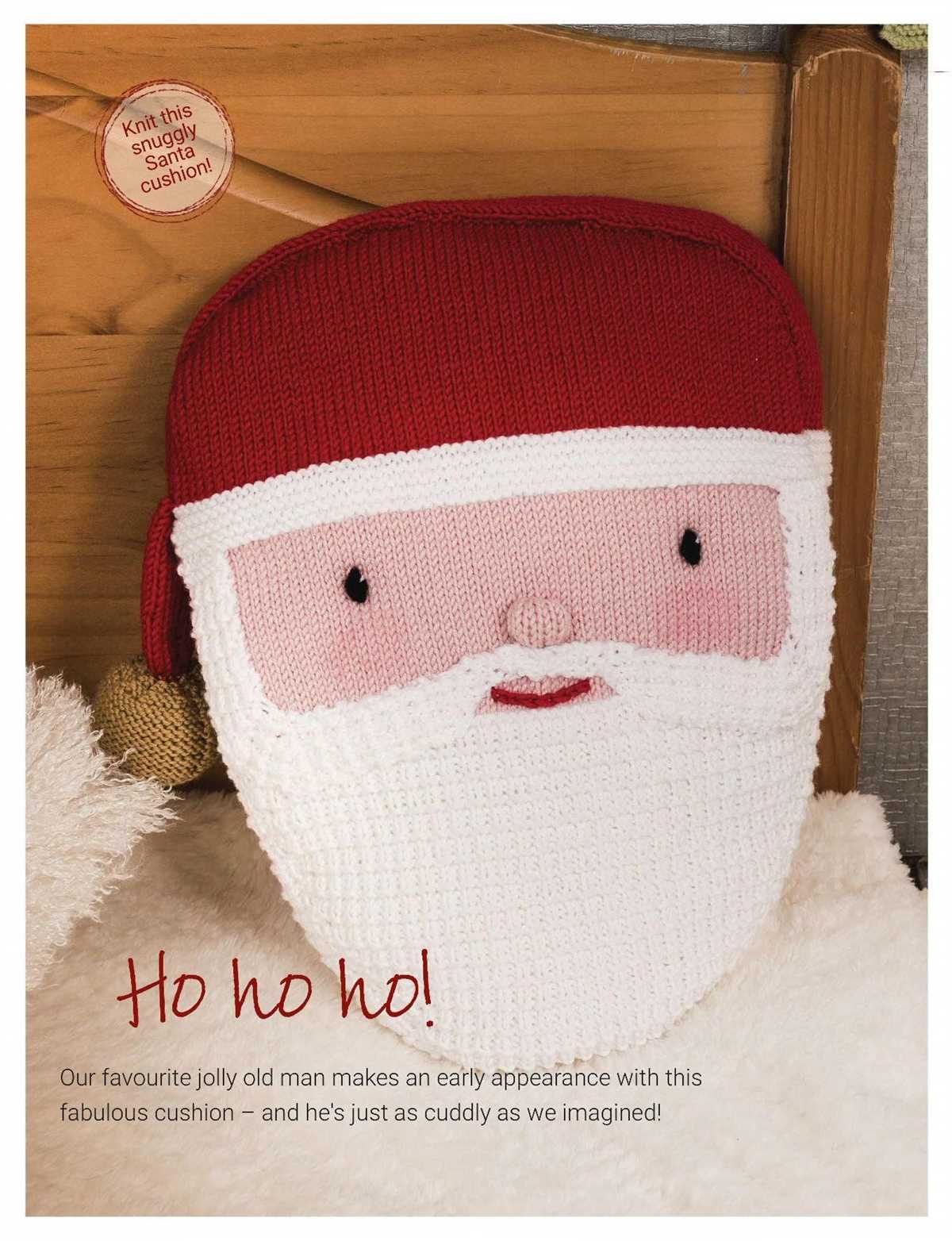 Free knitting pattern santa