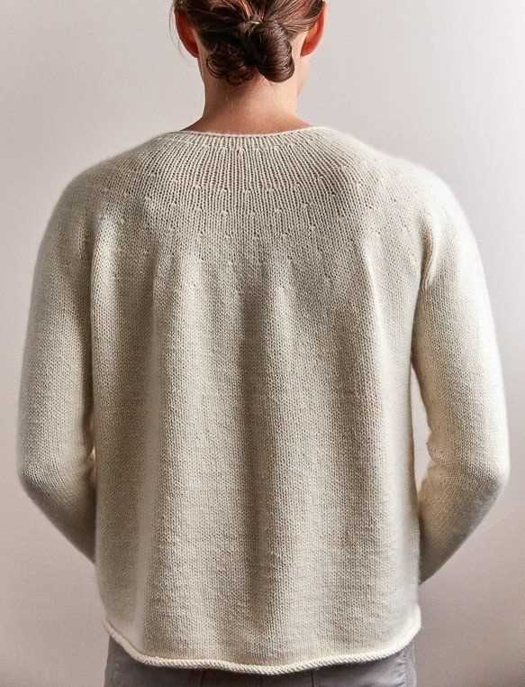 Free knitting pattern sweater top down