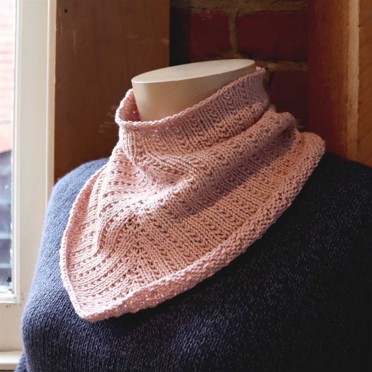 Free knitting patterns bandana cowl