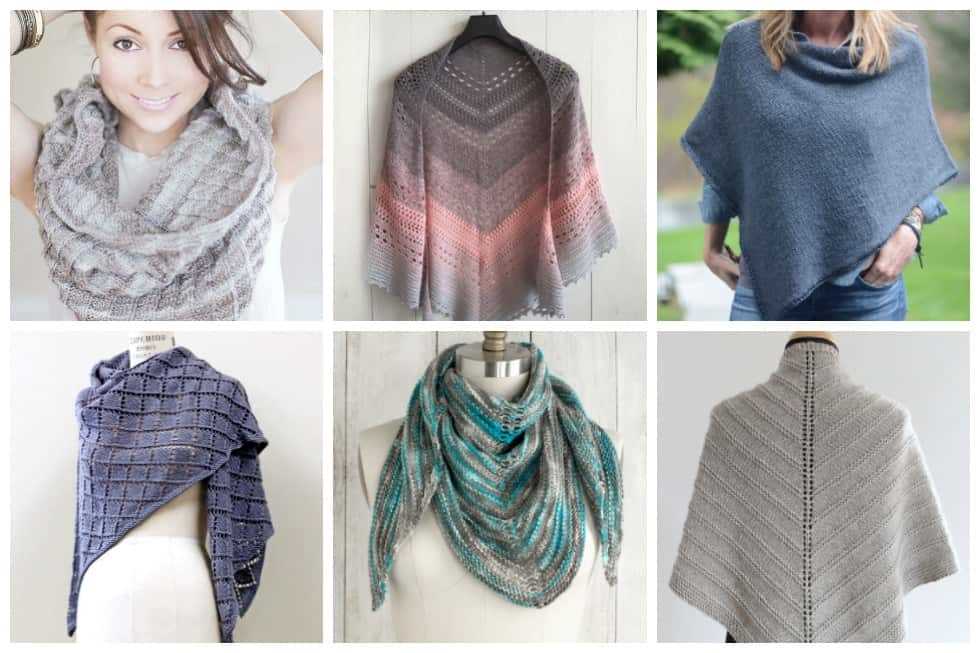 Free knitting patterns for shawls and shrugs