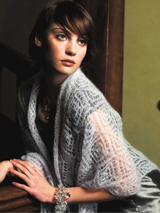 Free lace shrug knitting pattern