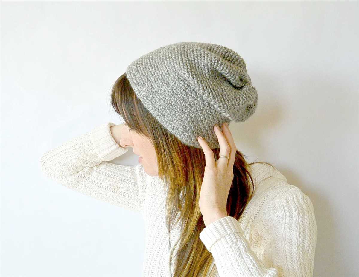 Free ladies beanie knitting pattern