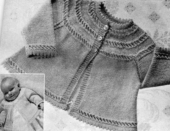 Free matinee coat knitting patterns