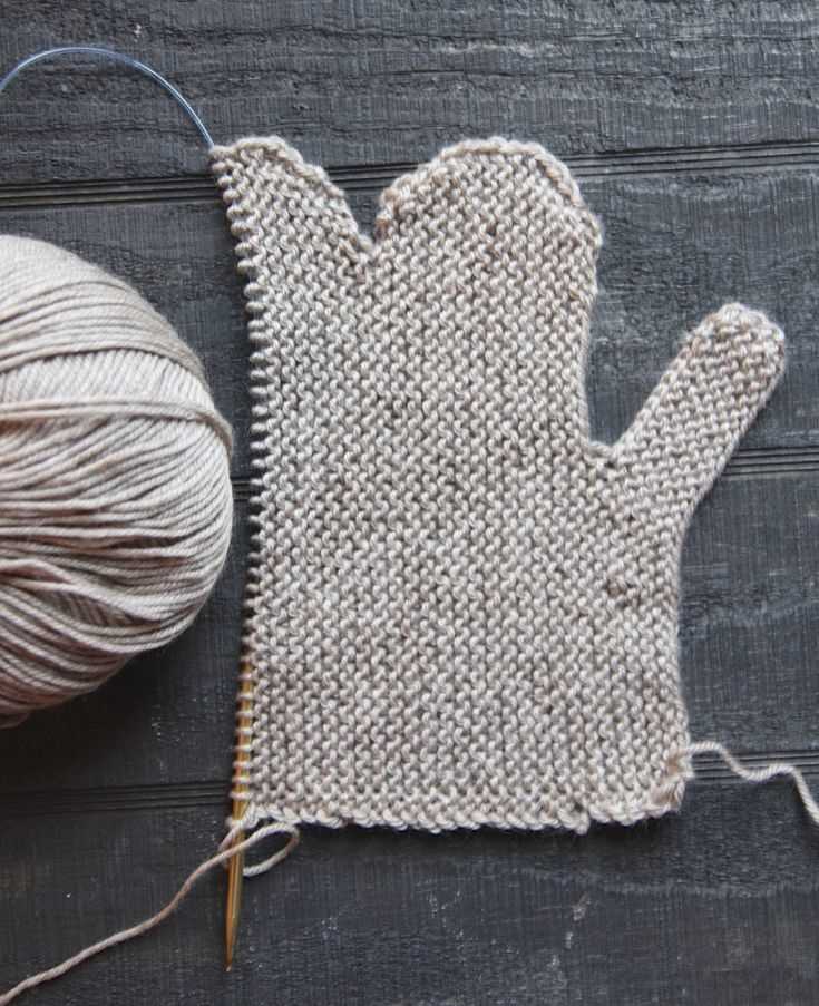 Free mittens knitting pattern easy