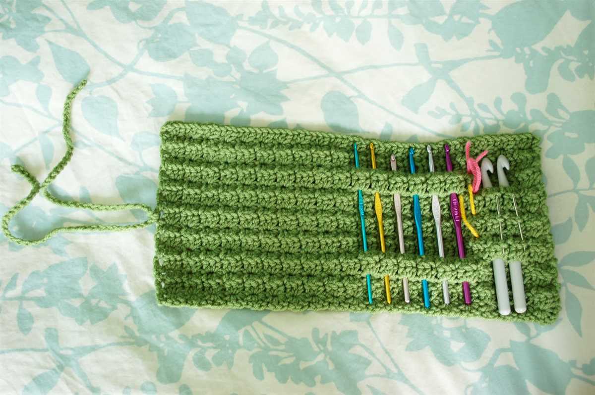 Free pattern for knitting needle case