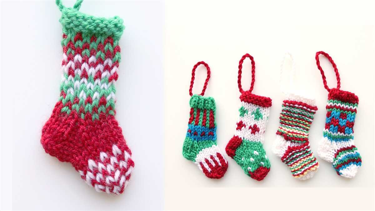 Free patterns for hand knit christmas stockings