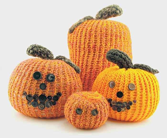 Free patterns for knitted pumpkins