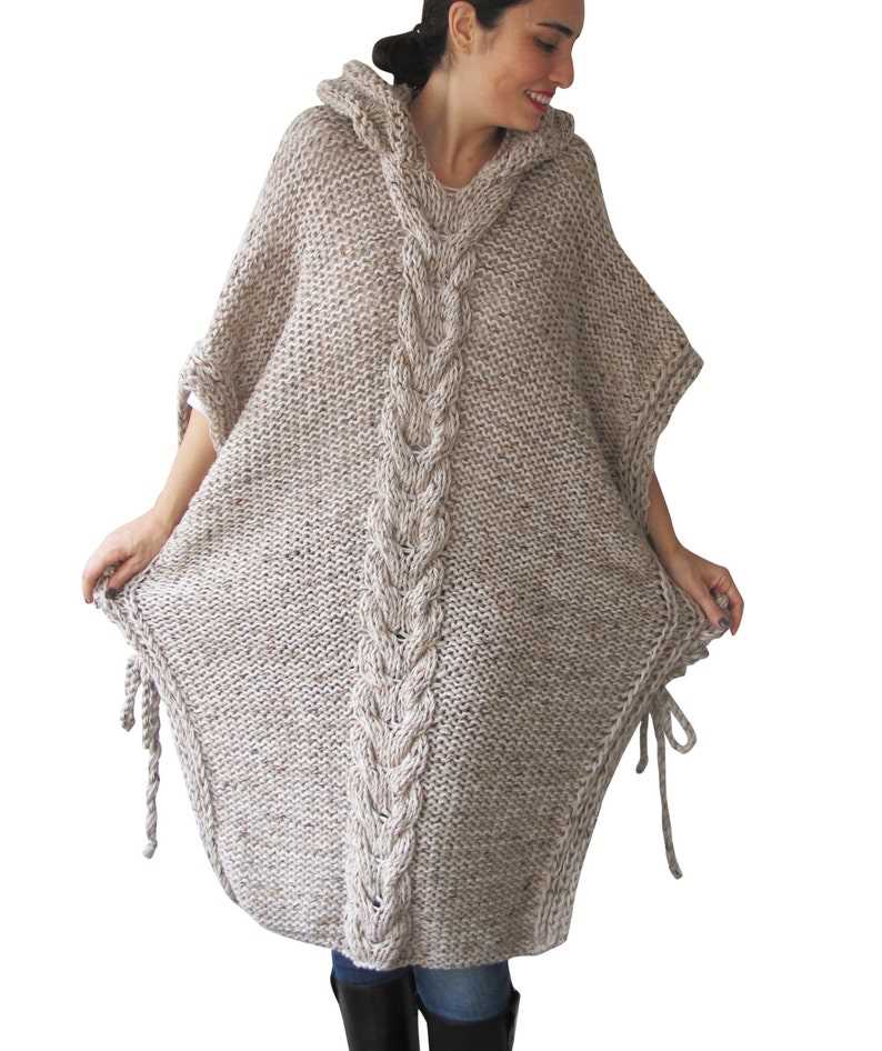 Free poncho knitting patterns uk