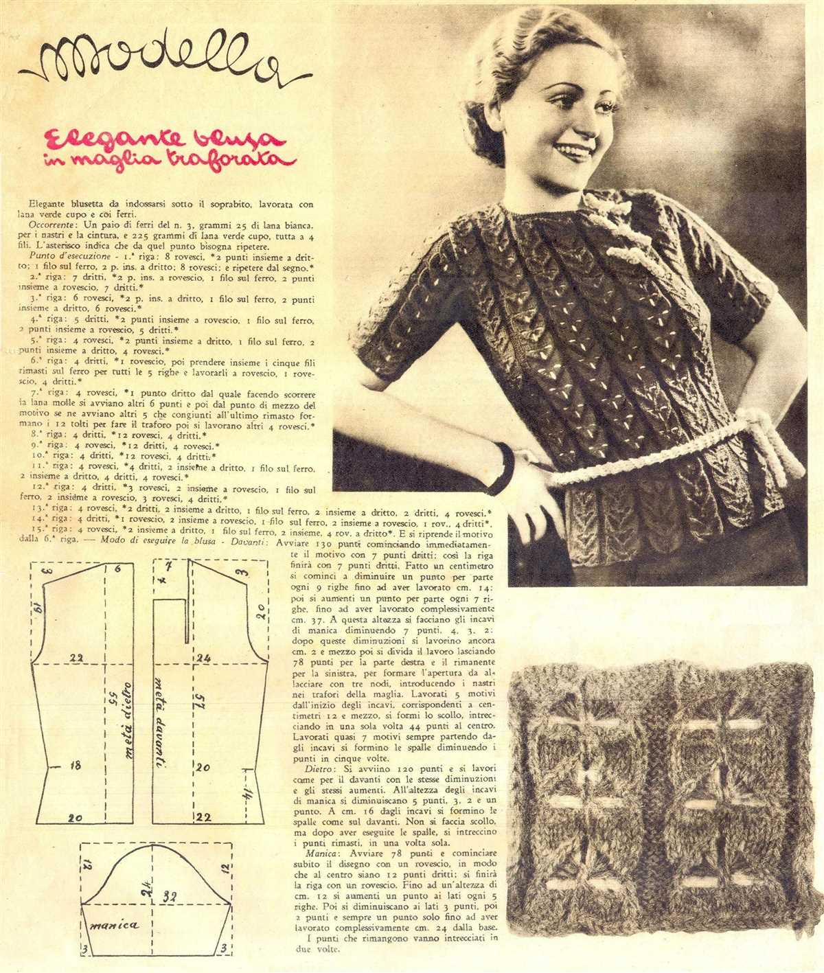 Free vintage knitting patterns to download