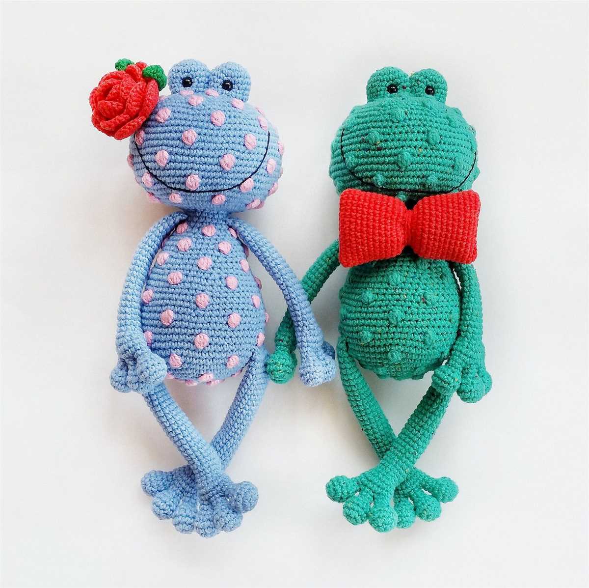 Frog and toad knit pattern