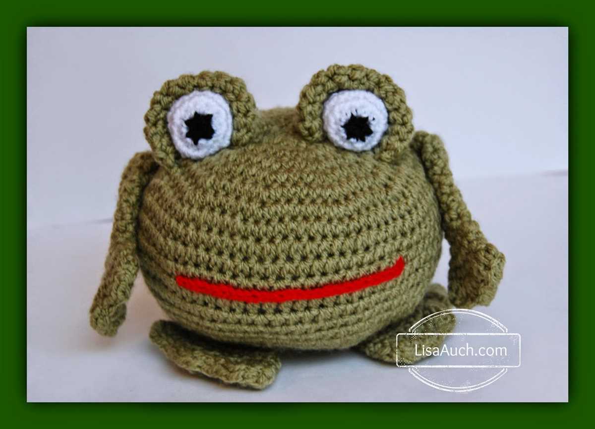 Frog and toad knit pattern