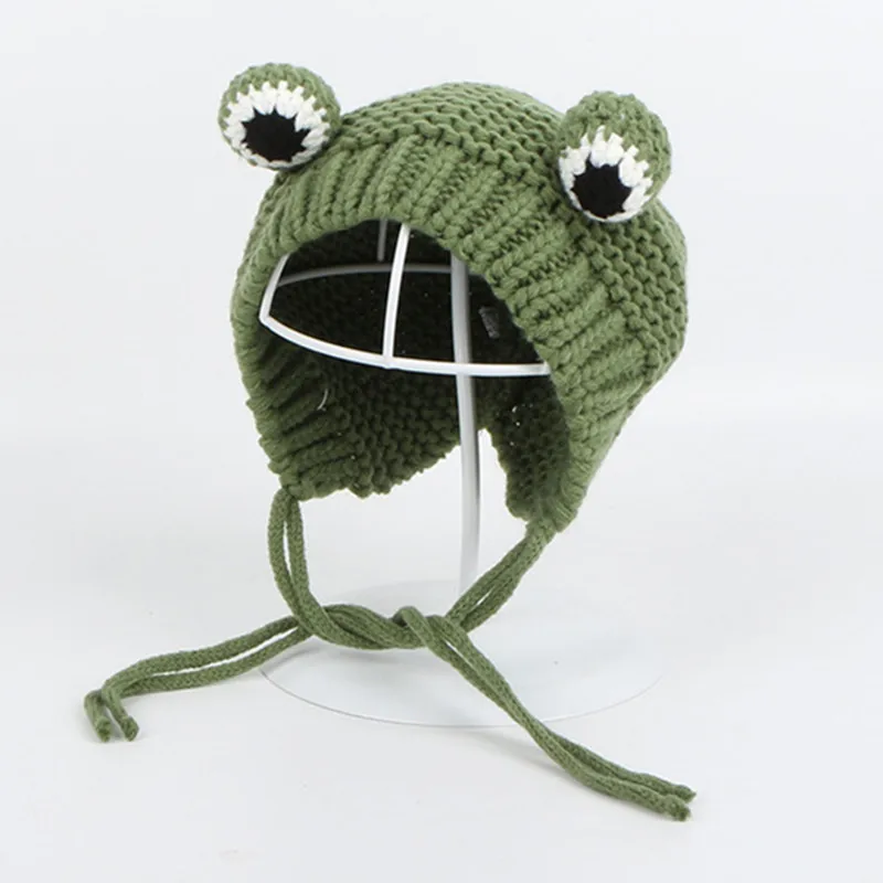 Frog hat knitting pattern free