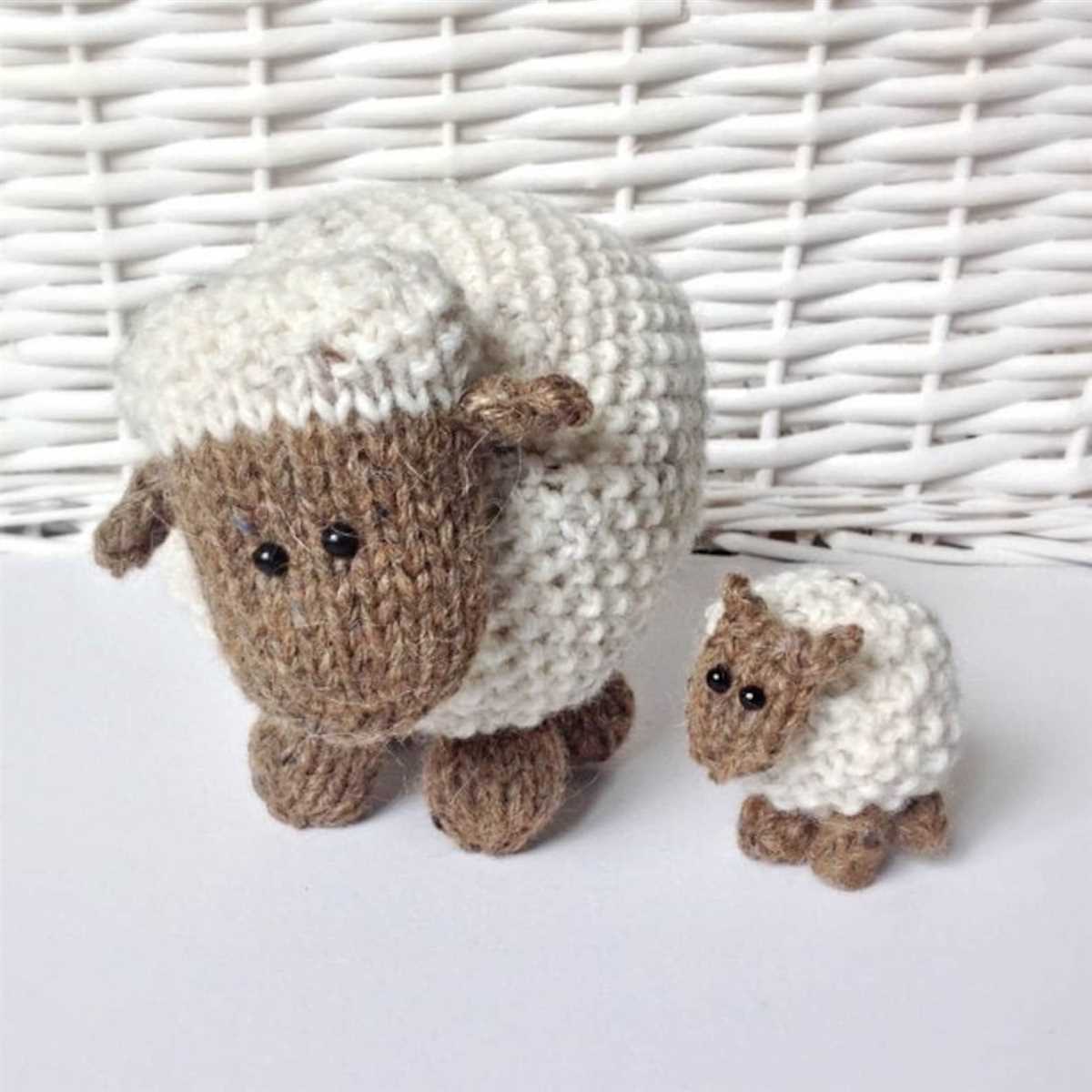 Fuzzy lamb knitting pattern