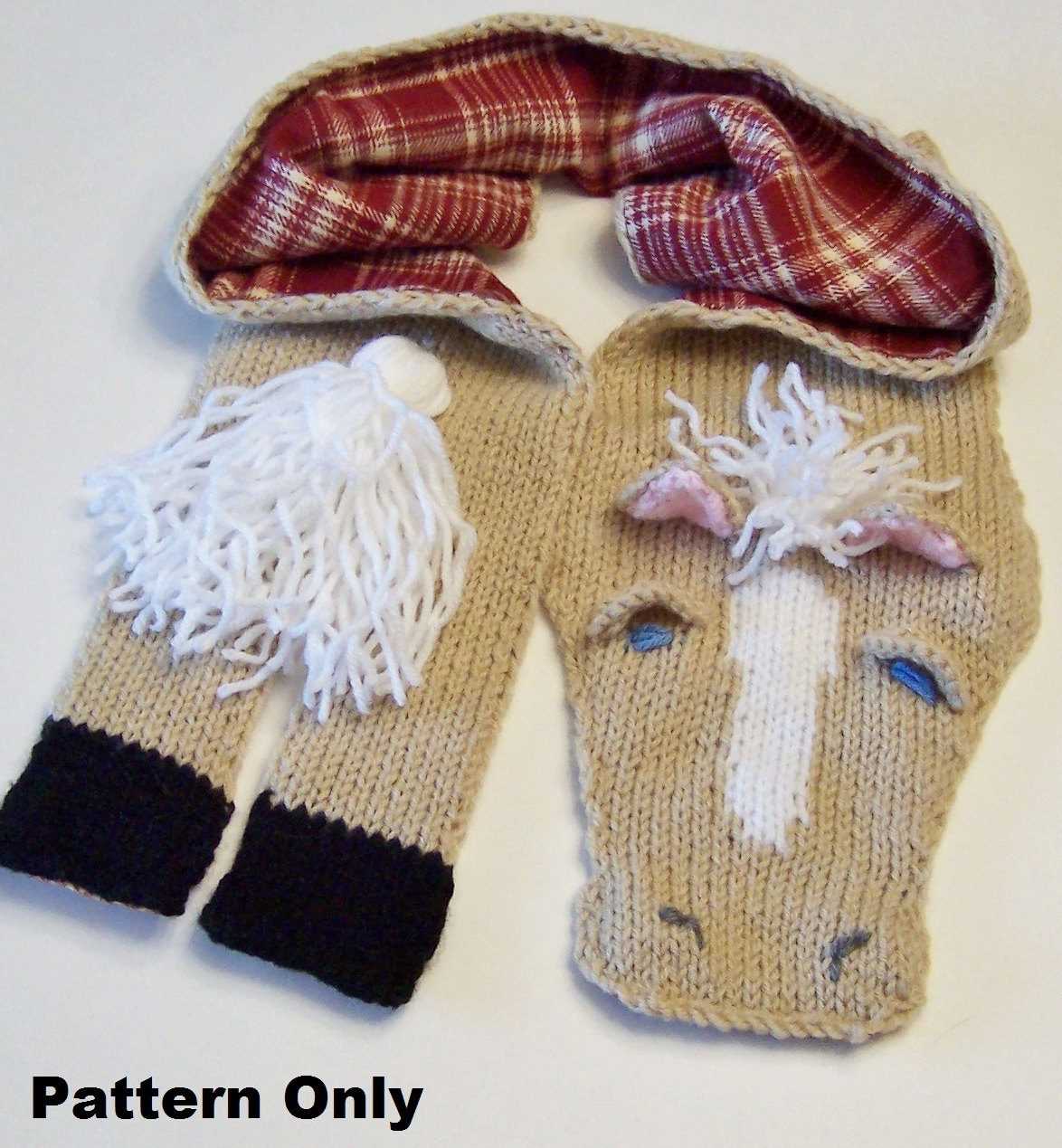 Fuzzy scarf knitting pattern