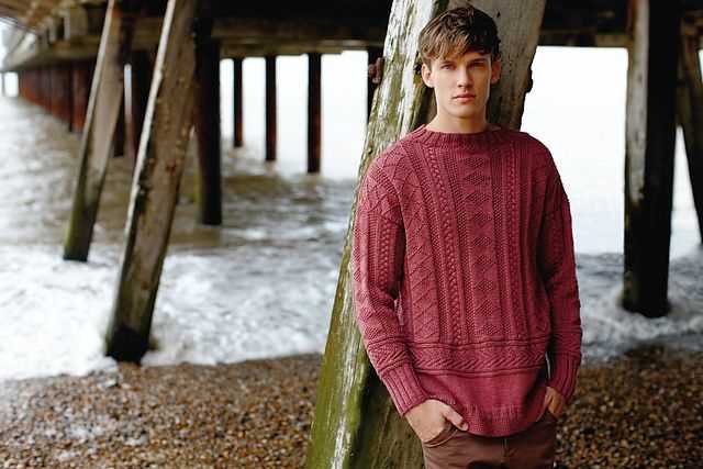 Gansey jumper knitting pattern