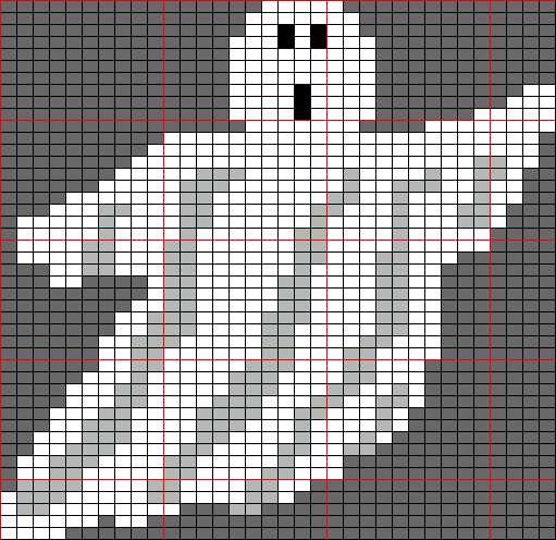 Ghost knitting pattern