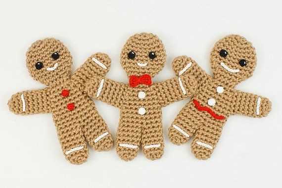 Gingerbread man jumper knitting pattern
