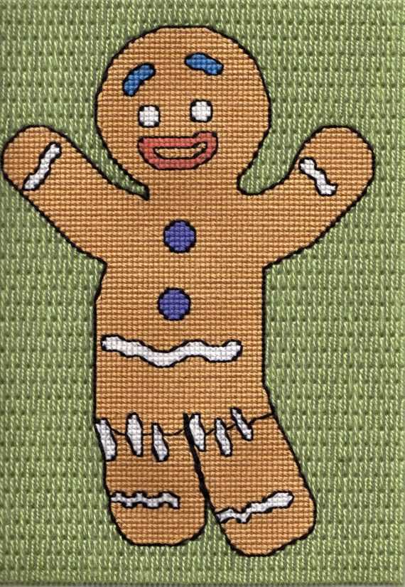 Gingerbread man jumper knitting pattern
