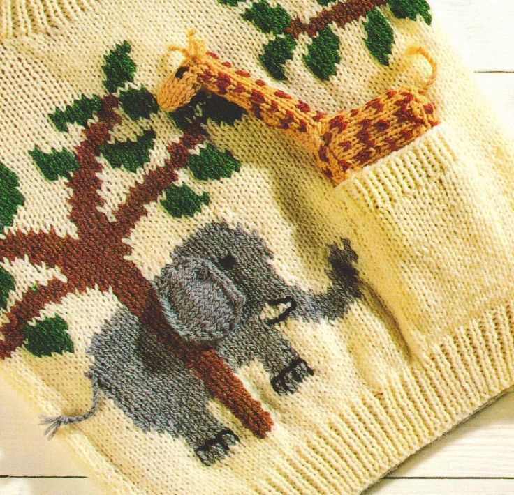 Giraffe jumper knitting pattern