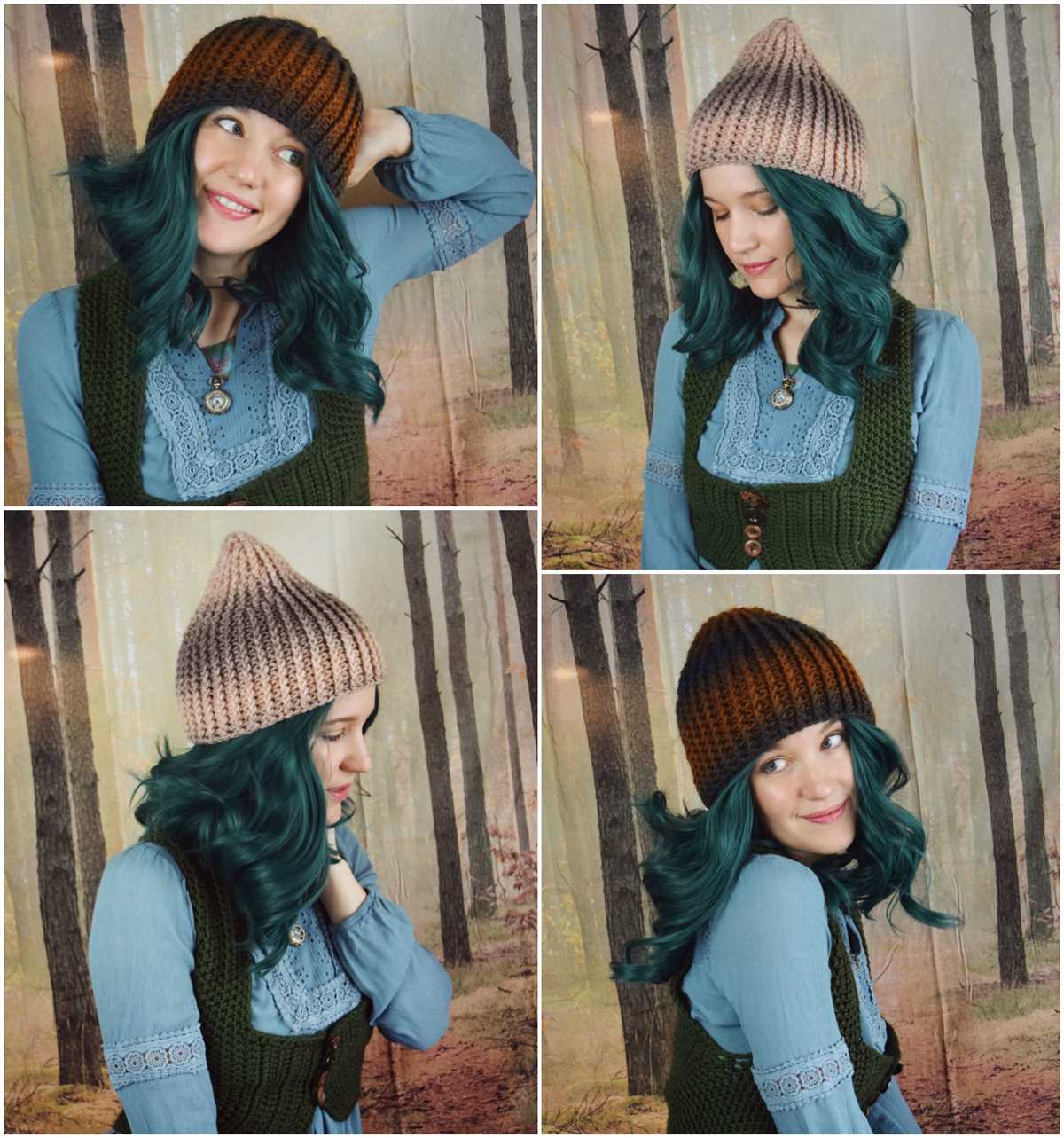 Gnome hat pattern knitting