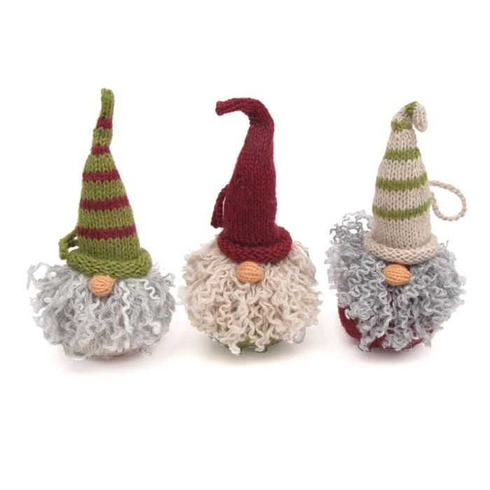 Gnome hat pattern knitting