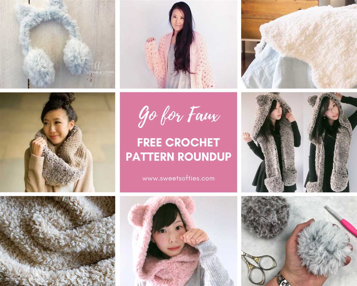 Go for faux yarn knit patterns