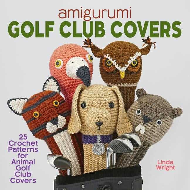 Golf head cover pattern knit