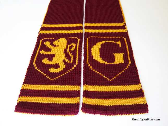 Gryffindor hat knitting pattern