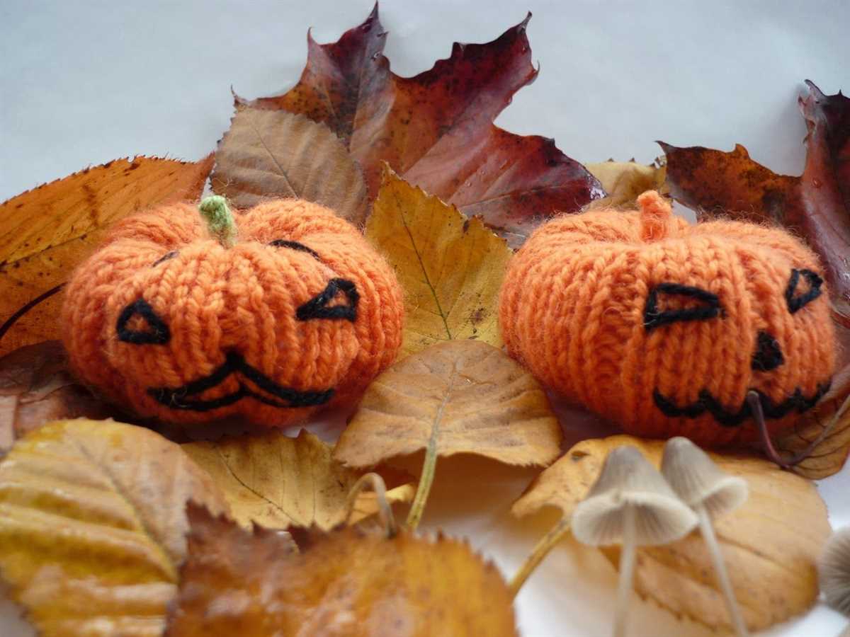 Halloween knitting pattern