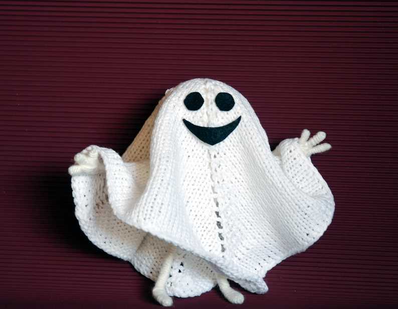 Halloween scarf knitting pattern