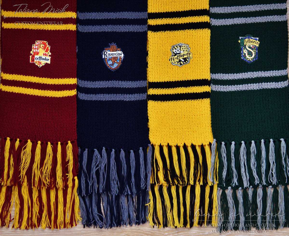 Harry potter hufflepuff scarf knitting pattern