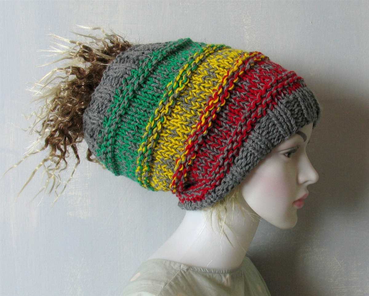 Hats for dreads knit patterns
