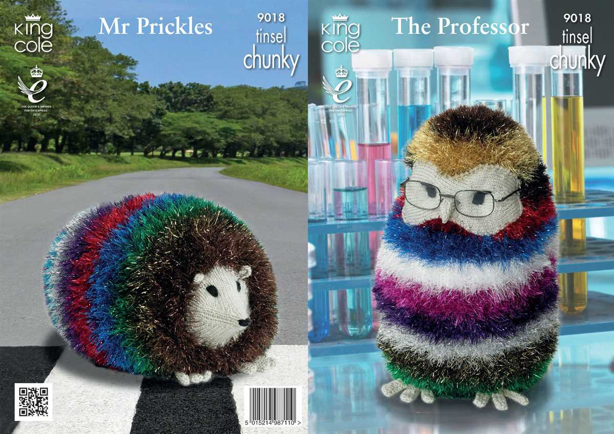 Hedgehog knitting pattern king cole