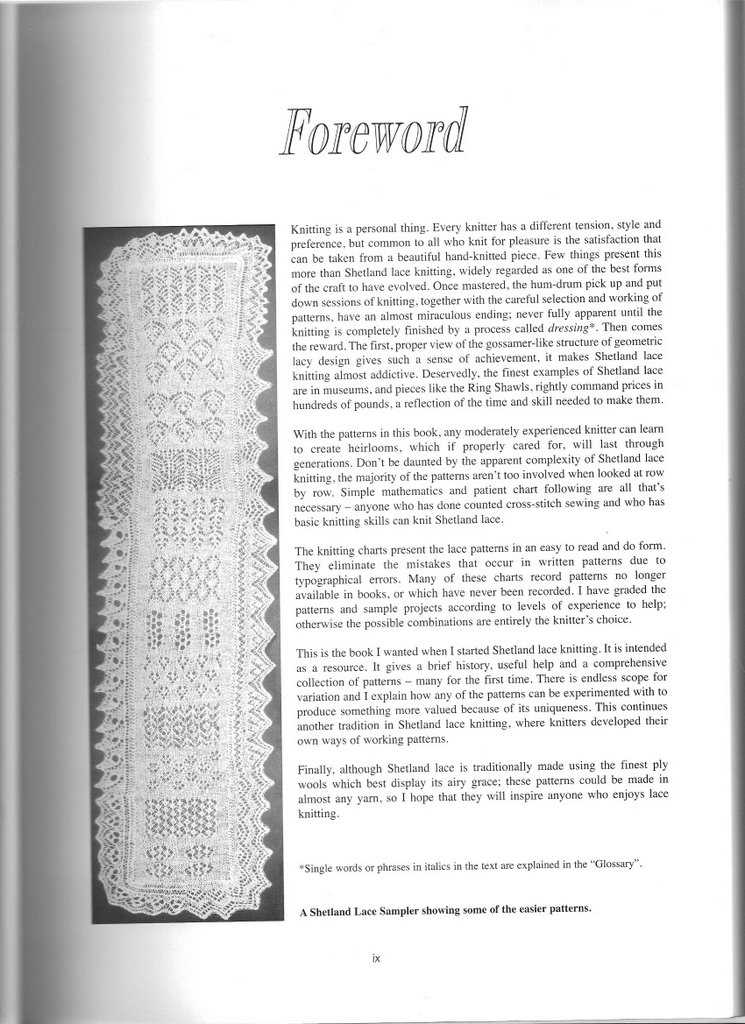 Heirloom knitting patterns