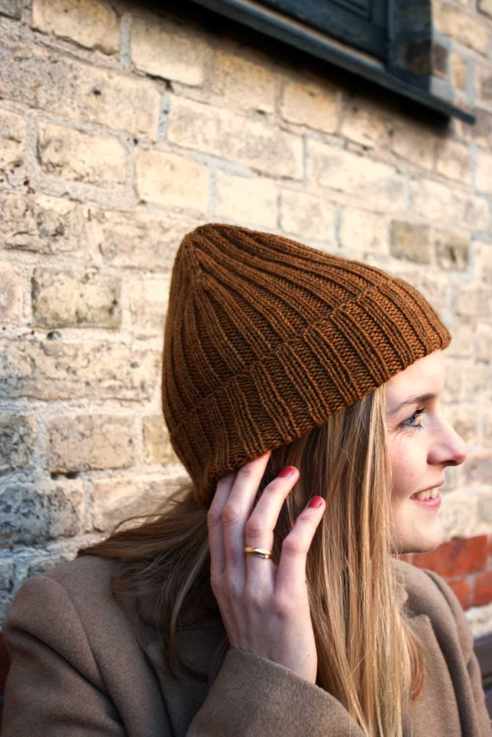Hipster knit hat pattern