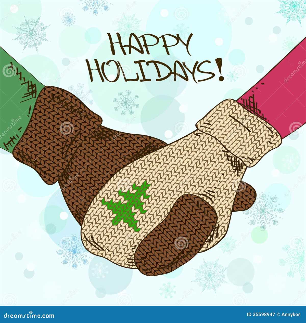 Holding hands mittens knitting pattern