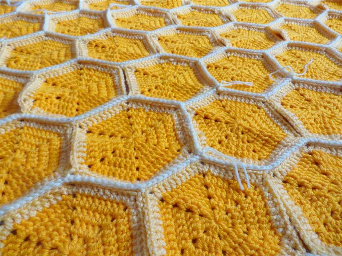 Honeycomb baby blanket knitting pattern