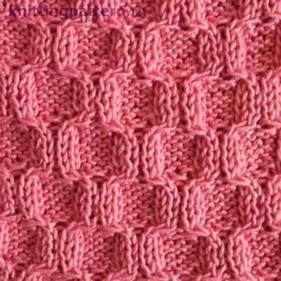 Honeycomb cable knit pattern