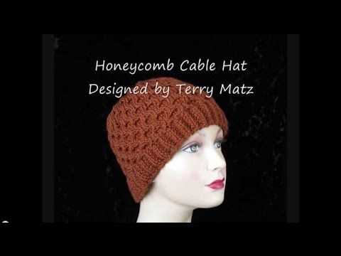 Honeycomb hat knitting pattern free